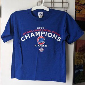 Vintage Chicago Cubs 2003 National League Central Division Champions Size 10/12